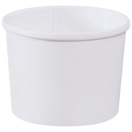 Partners Brand Soup Containers, 12 oz., White, PK 500 SOUP12